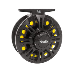 Aventik Z Fly Reel 3/4 graphite center-drag with large arbor for smooth retrieves