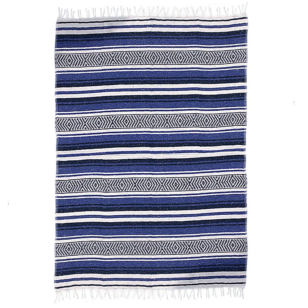 Averpak BodyForge Mexican Falsa Blanket used as bedroom décor and drape accents