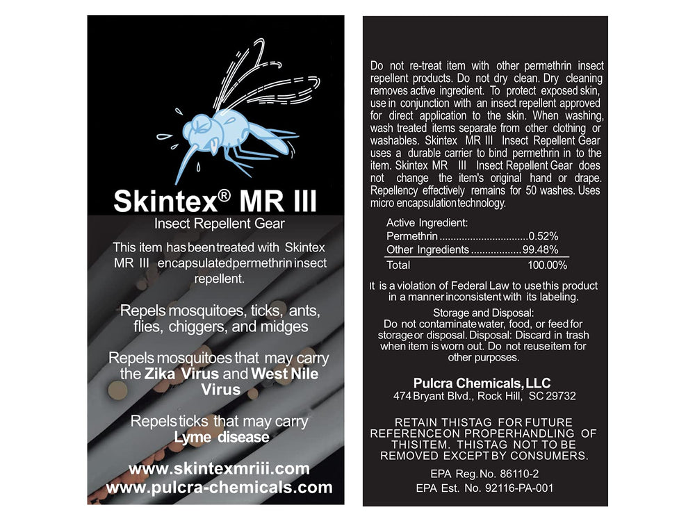 Skintex MRIII treated product offers long-lasting protection up to 50 washes