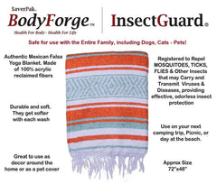 AverPak blanket close-up shows soft acrylic texture for cozy lounging