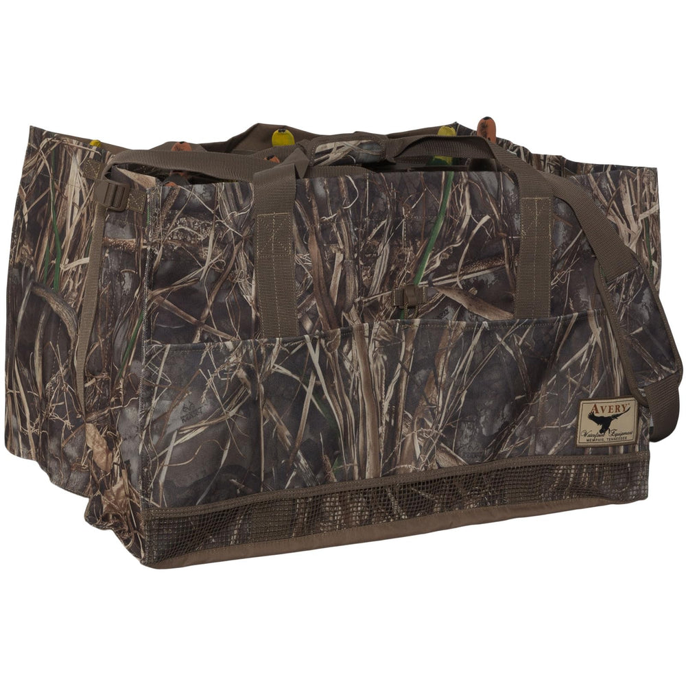 Avery 12-Slot Duck Decoy Bag interior slots keep decoys separated and protected.