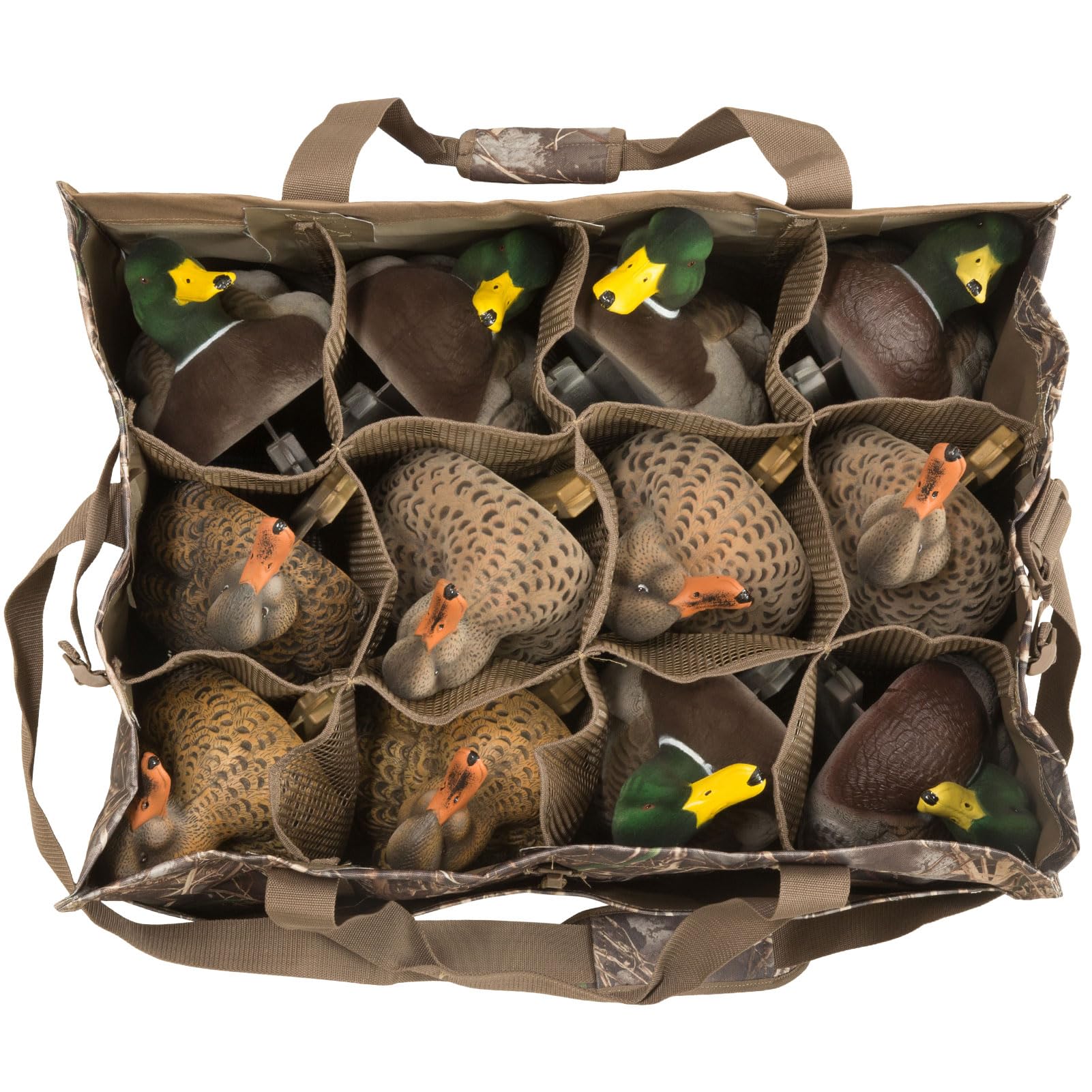 Avery 12-Slot Duck Decoy Bag, water-ready design helps keep gear dry between spots.