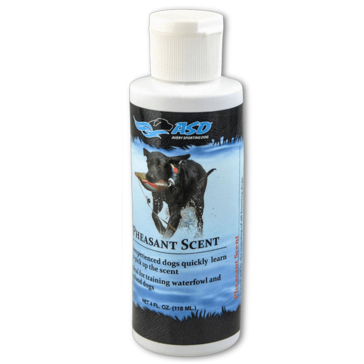 Avery ASD Dog Retrieve Training Scents 4-ounce bottle enhances scent training for bumpers and dummies
