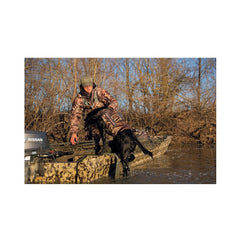 Avery Dog Ramp 90019 folded for compact storage ready for on the go boating