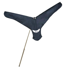 Avery extendable fiberglass pole with flag for waterfowl decoy setups, elevates visibility and realism