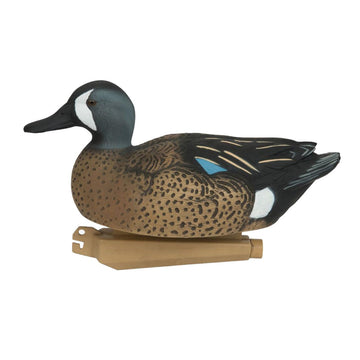 Avery GHG teal drake feather detail decoy highlights authentic coloration for convincing field spreads.