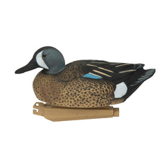 Avery GHG blue-winged teal hen decoy closeup shows precise sculpting and surface finish.