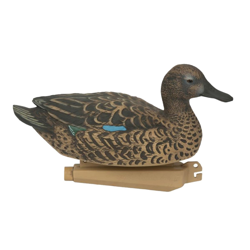 Avery GHG teal water effect decoy portrays depth and motion on open water.