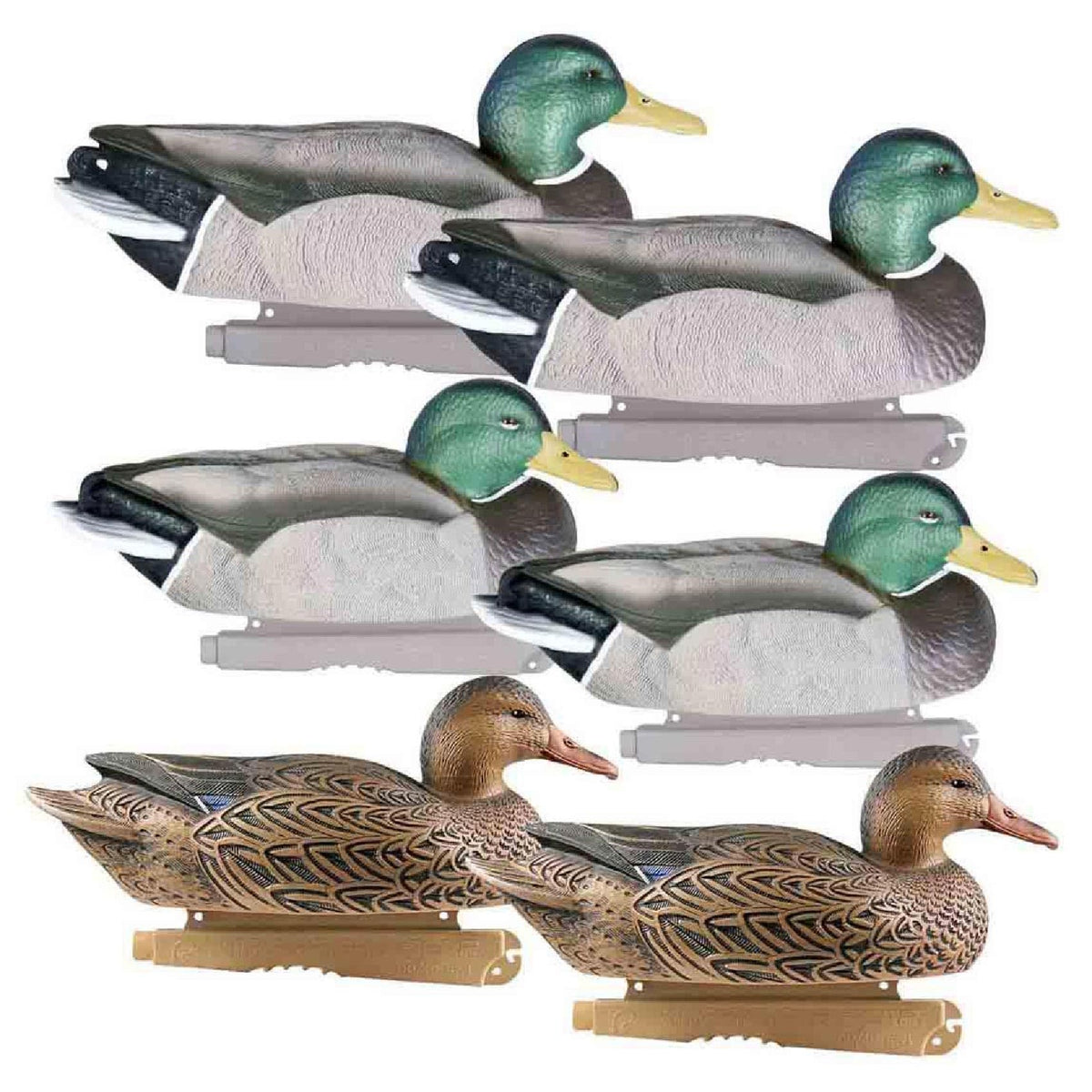 Avery GHG Hunter Mallard decoy low-head drake boosts field credibility with lifelike posture.