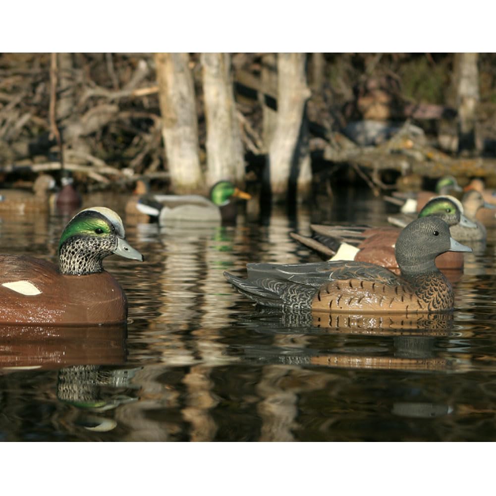 Avery GHG Hunter Series Wigeon 60-40 Dura-Keel design stabilizes spread in wind