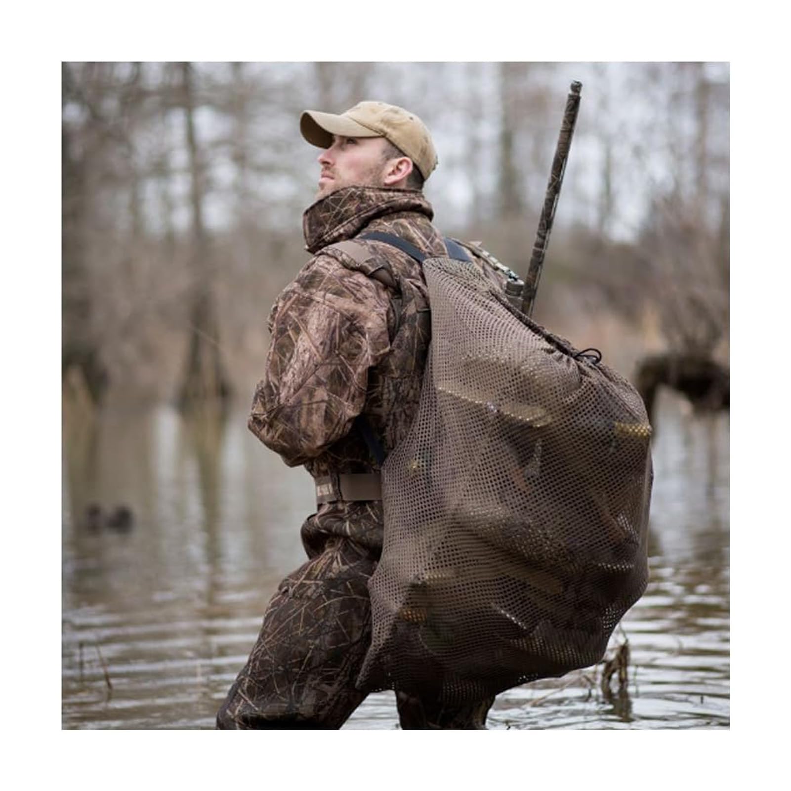 Avery Greenhead Gear decoy bag showing 2-inch shoulder straps for all-day comfort
