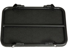 Avery Place Board with folded legs for easy transport and storage.