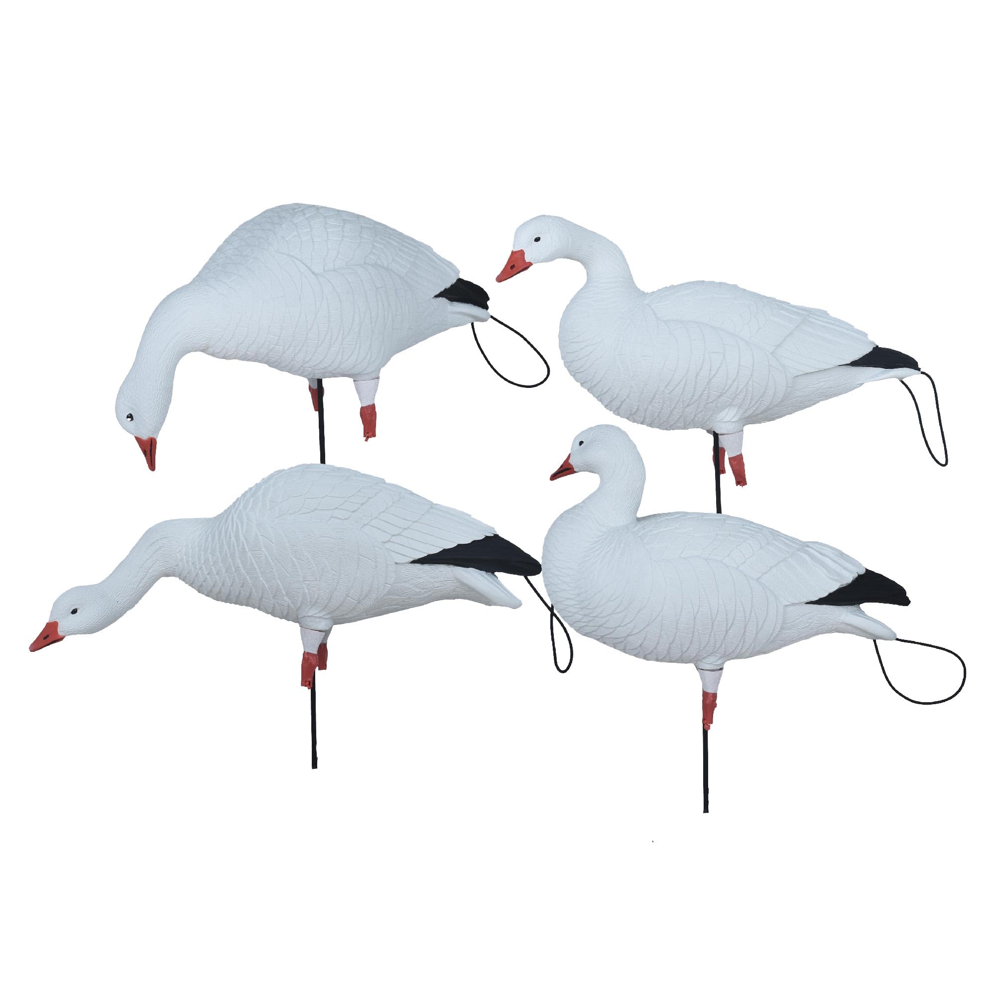 Avery Pro-Flex harvester walkers decoys in field showing natural walking pose for realism