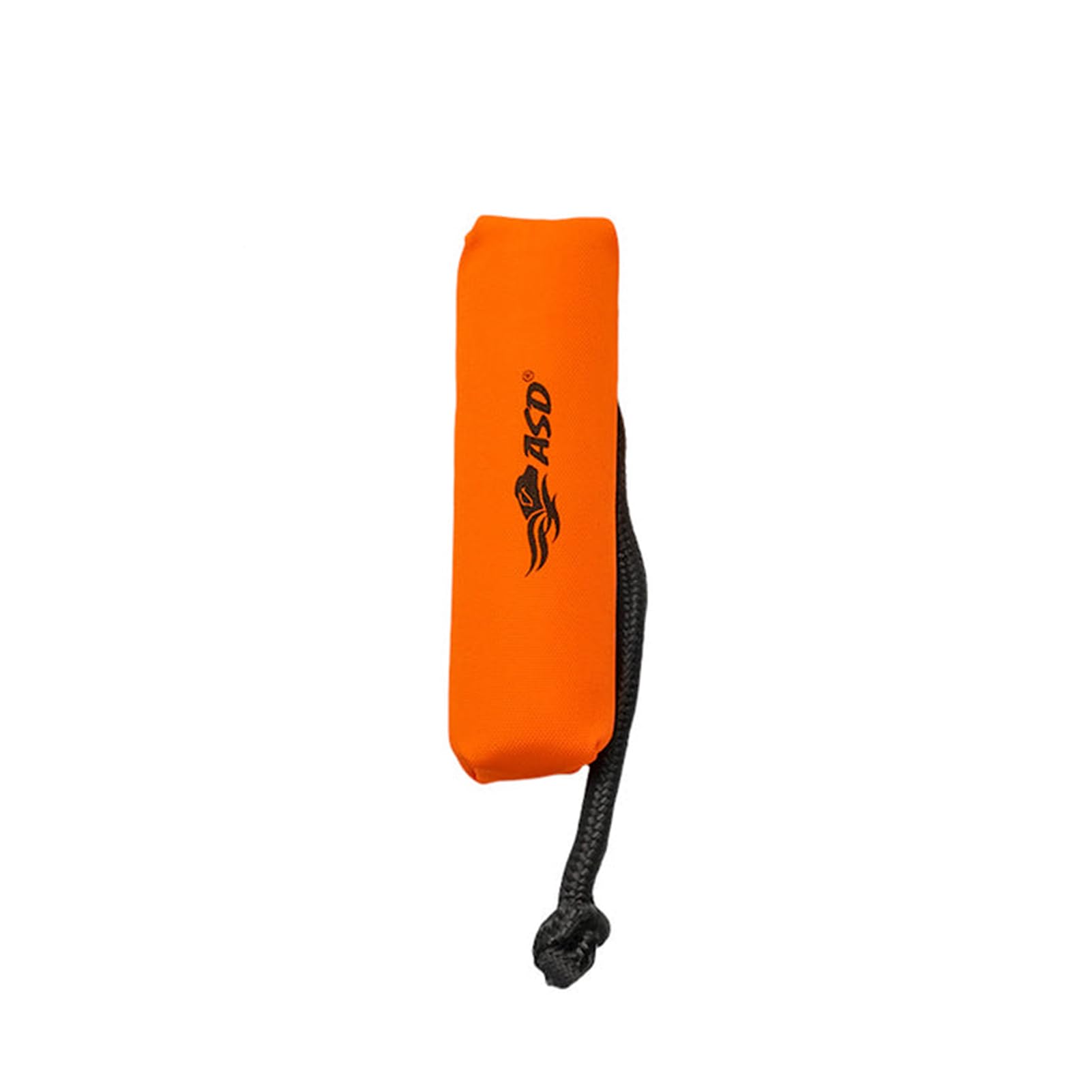 Avery Sporting Dog bumper during water drill, orange 2in, ready for wet retrieves.