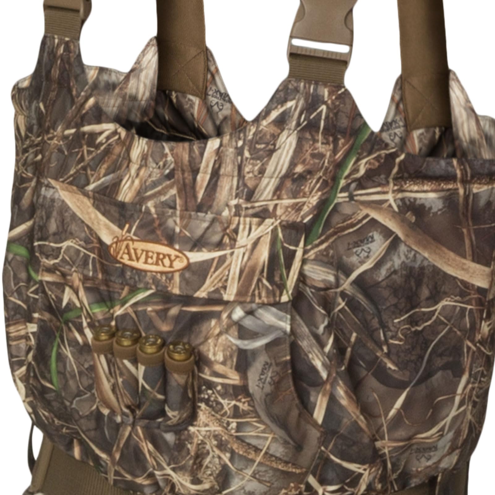 Avery Wader Max7 SHEDS waterproof breathable fabric provides comfort in wet environments