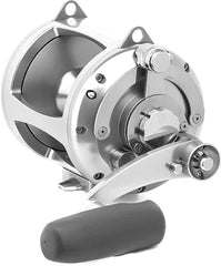 Avet Pro EX Wide 50/2 two-speed reel side view showing high line capacity for large game