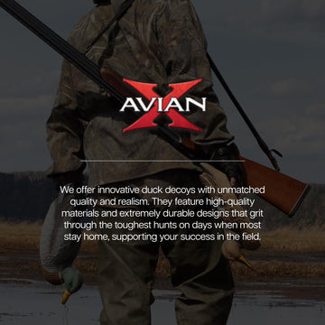 Avian-X Canvasback no-flake paint finish keeps color vivid longer.