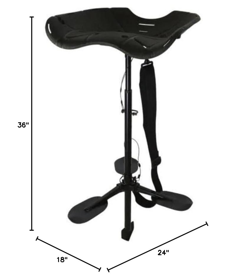 Avian-X Ergo Ultimate Marsh Seat with FlexComfort technology adapts to body size