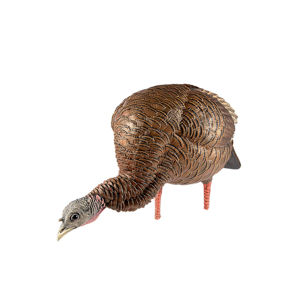 Avian-X HDR Feeding Hen turkey decoy side profile showing relaxed feeding pose