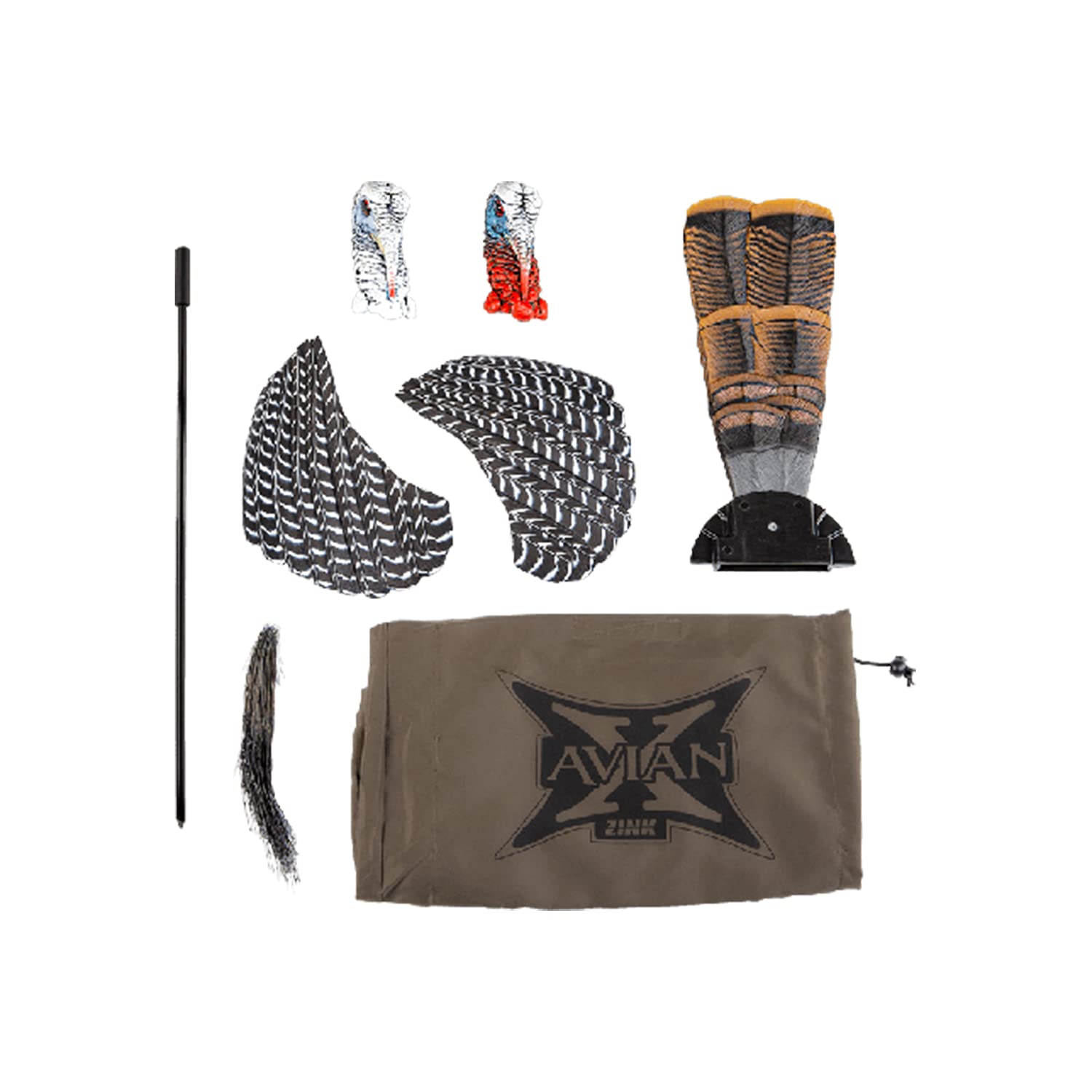 Avian-X HDR Strutter flocked tail detail enhances on-site realism