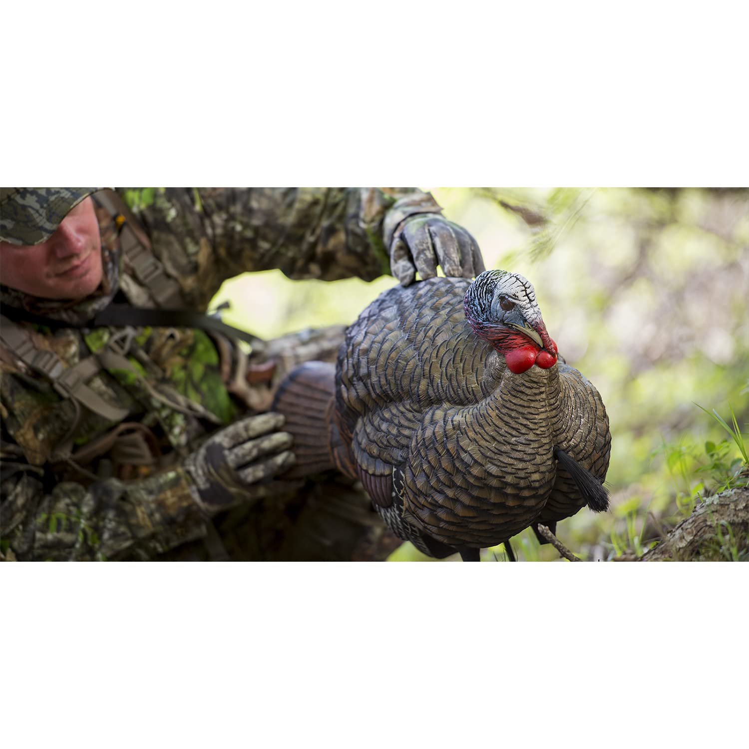 Avian-X LCD carry bag and stake enable easy transport and quick setup