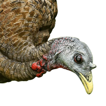 Avian-X LCD Feeder Hen Decoy carry bag and stake for easy transport and quick field setup.