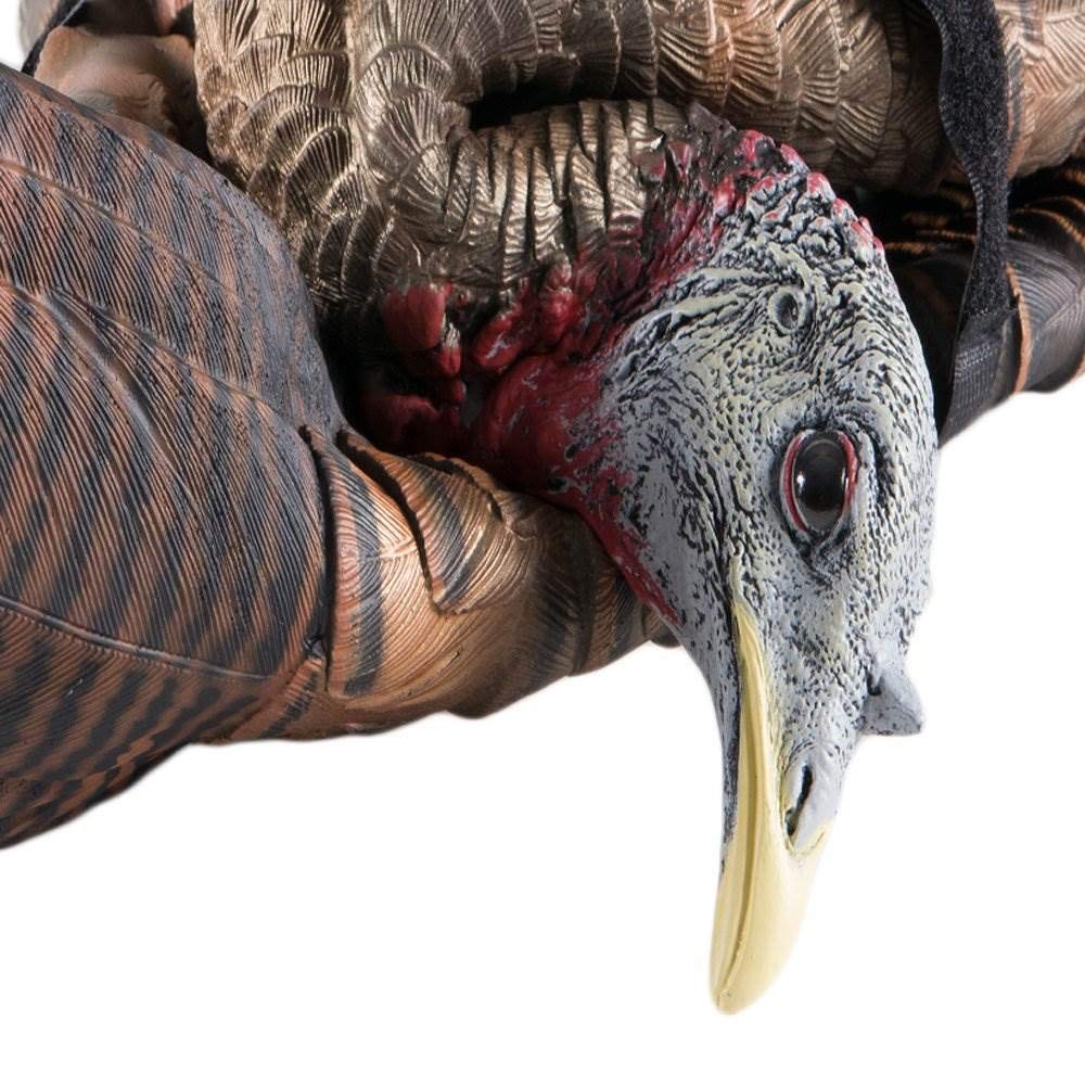 Avian-X LCD Feeder Hen Decoy in action demonstrates lightweight portability for hunts.