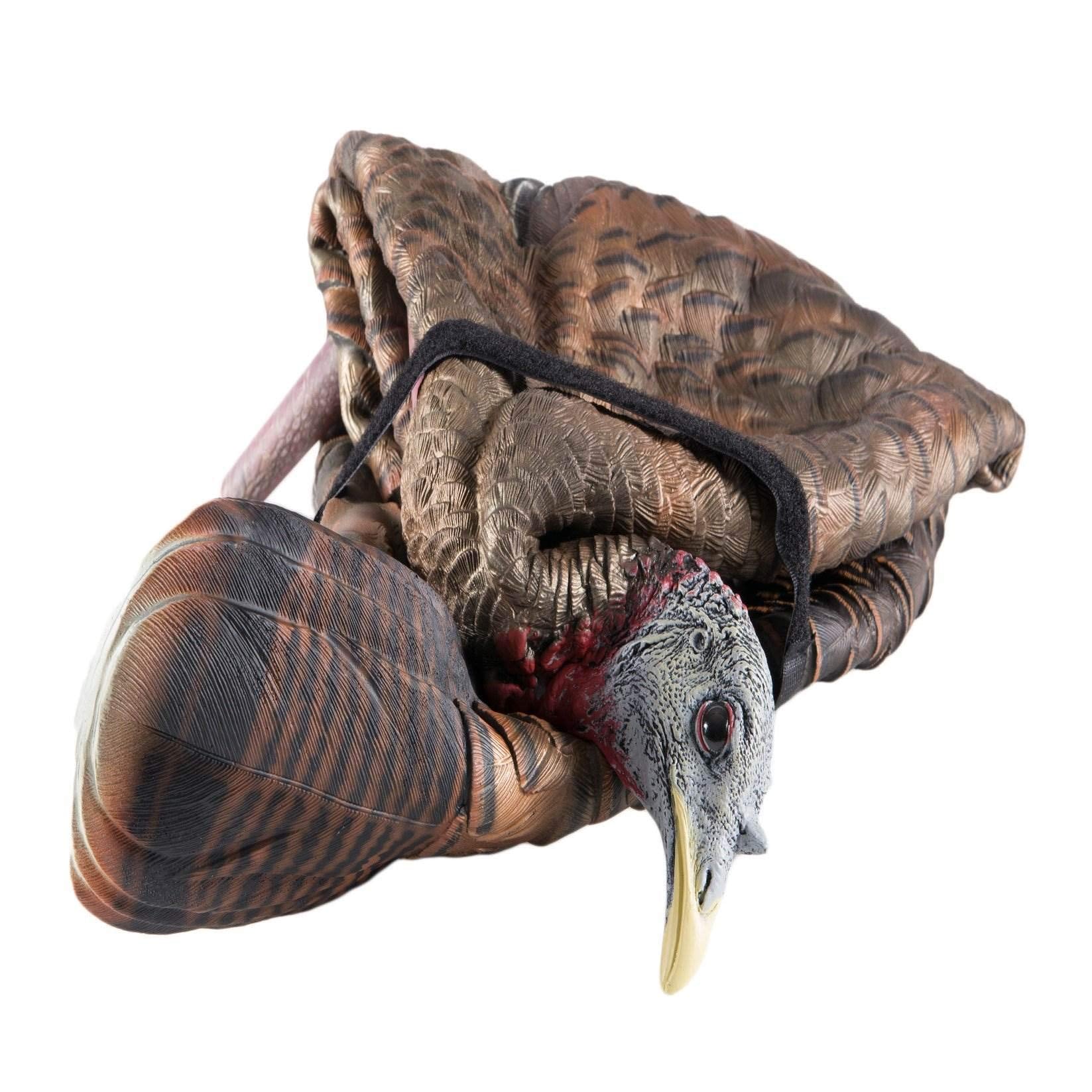 Avian-X LCD Feeder Hen Decoy reflective feathers enhance natural movement and realism.
