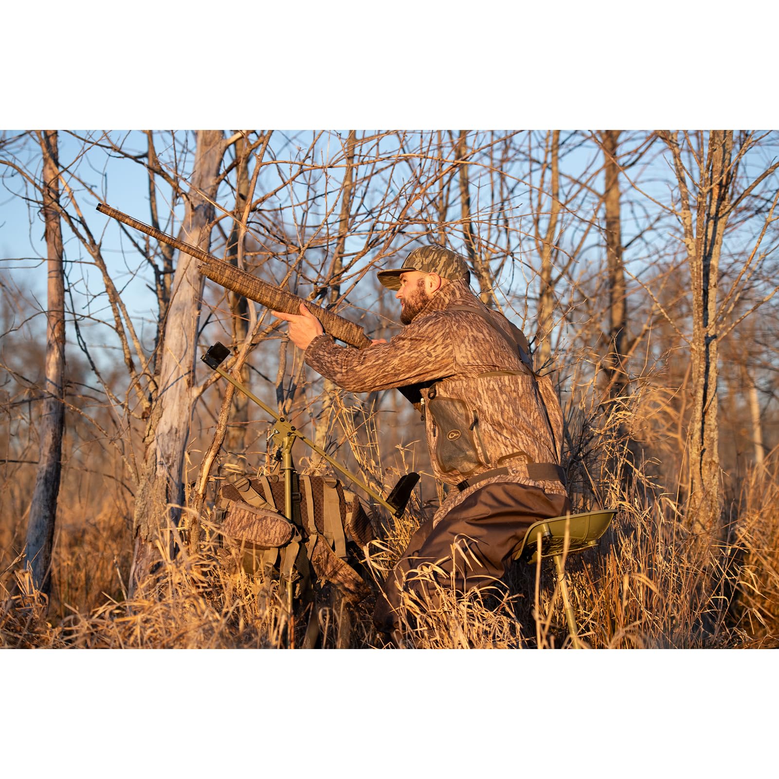 Sturdy durable construction for uneven terrain in marshes
