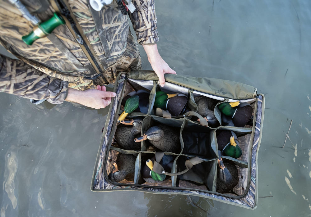Avian-X Mossy Oak Shadow Grass camouflage bag blends with wetlands