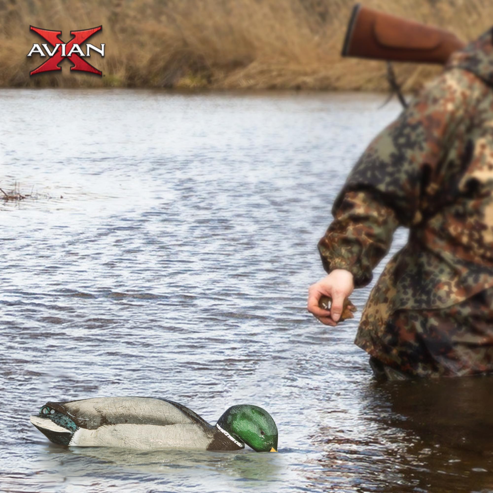 Avian-X decoys perform well in open water with convincing motion