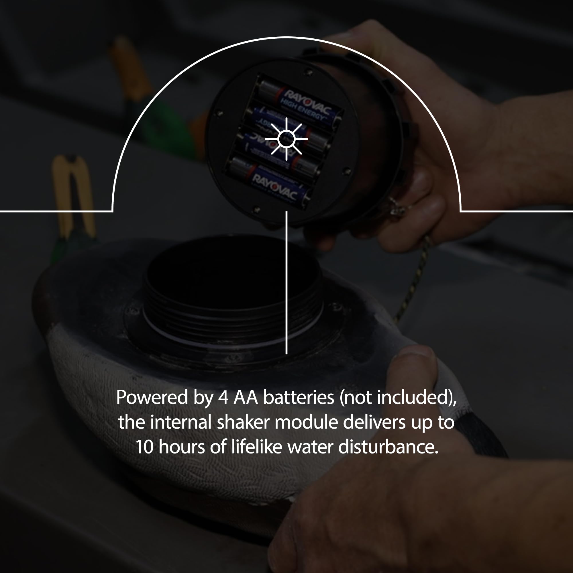 Avian-X patent-pending shaker module powers motion in decoys
