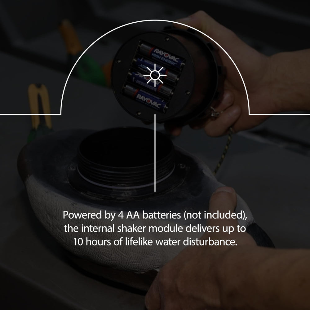 Avian-X patent-pending shaker module powers motion in decoys
