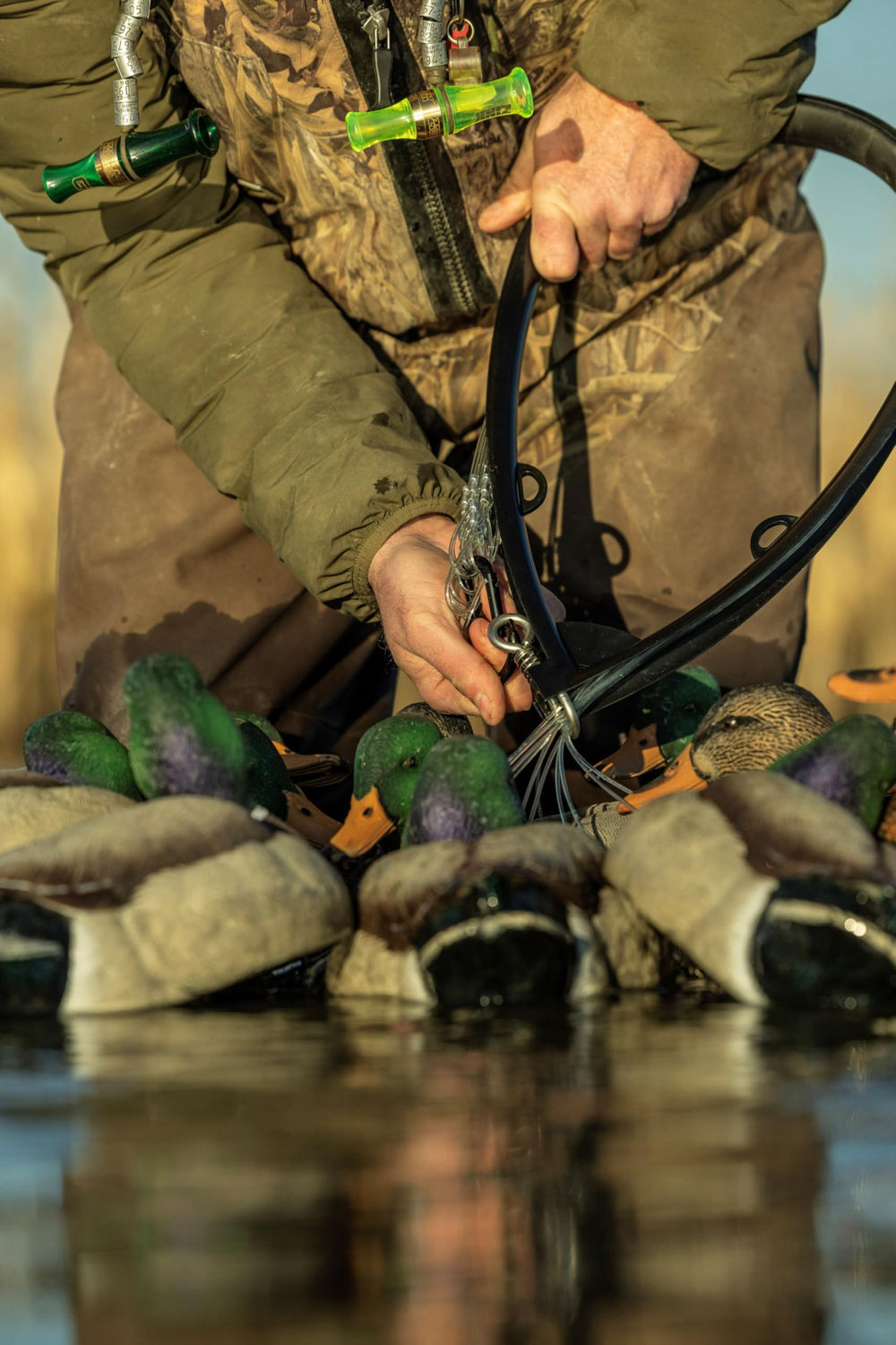 Lightweight, easy-to-carry Avian-X Texas rig anchor for field transport.