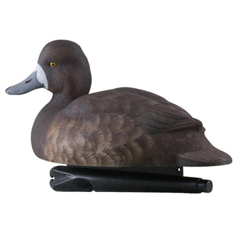 Dynamic movement of blue bills decoys in water with realistic action.