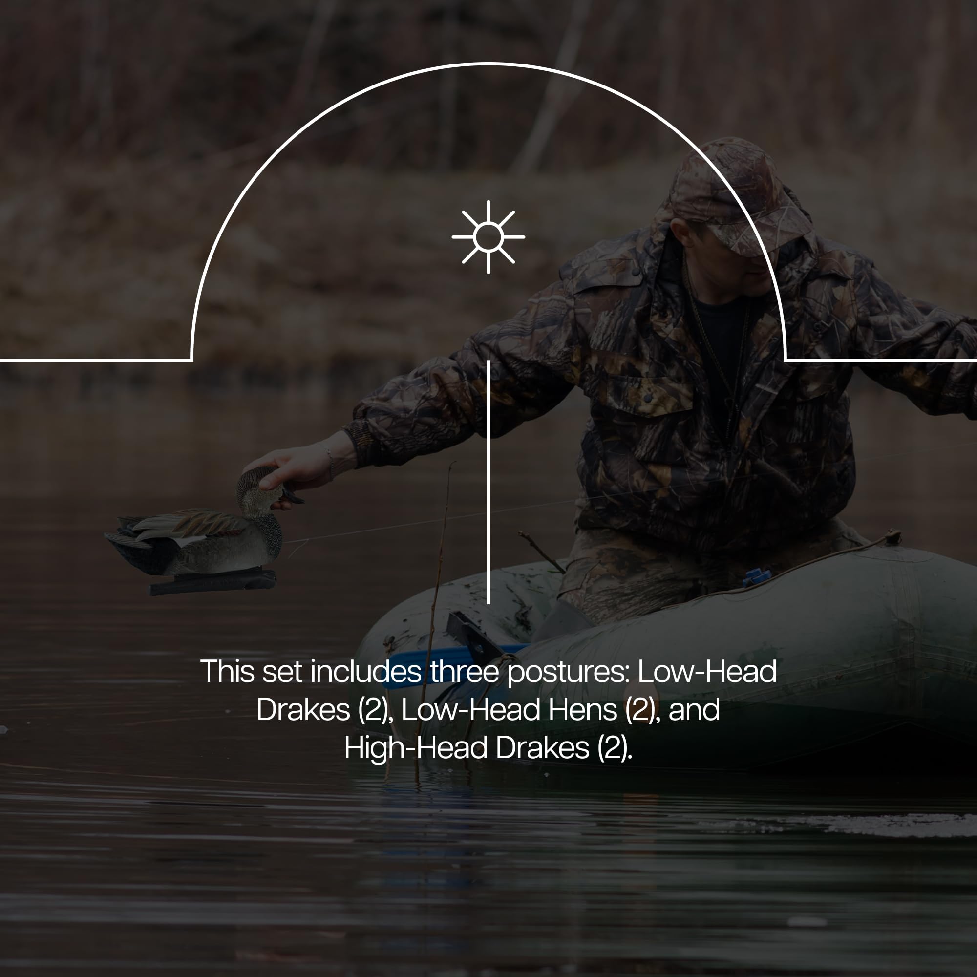 Avian-X Gadwall paint-detail decoy showcases meticulous feather patterns and sheen.