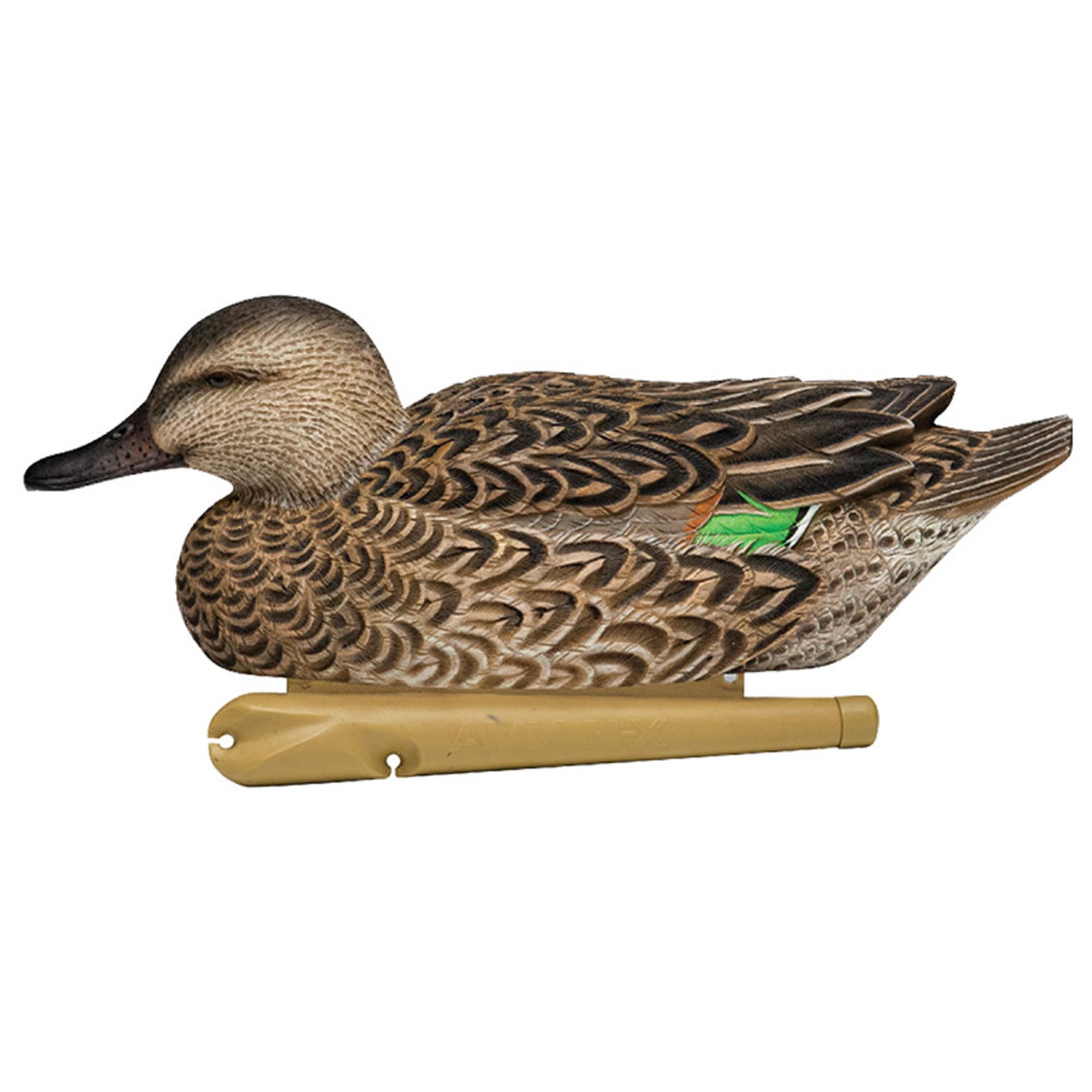 Avian X feeder hen helps generate a realistic feeding flock impression