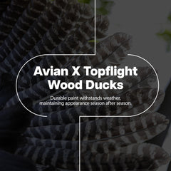Avian-X Topflight high-head drake decoy close-up showing durable paint and detail