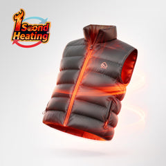 AVIDIA heated vest abdomen lower-pockets heating elements for core warmth