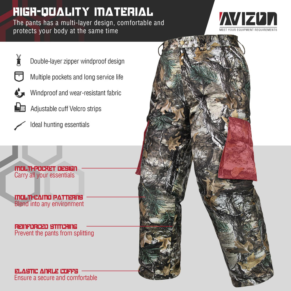 Avizon fleece-lined hunting pants provide warmth without bulk for chilly dawn hunts