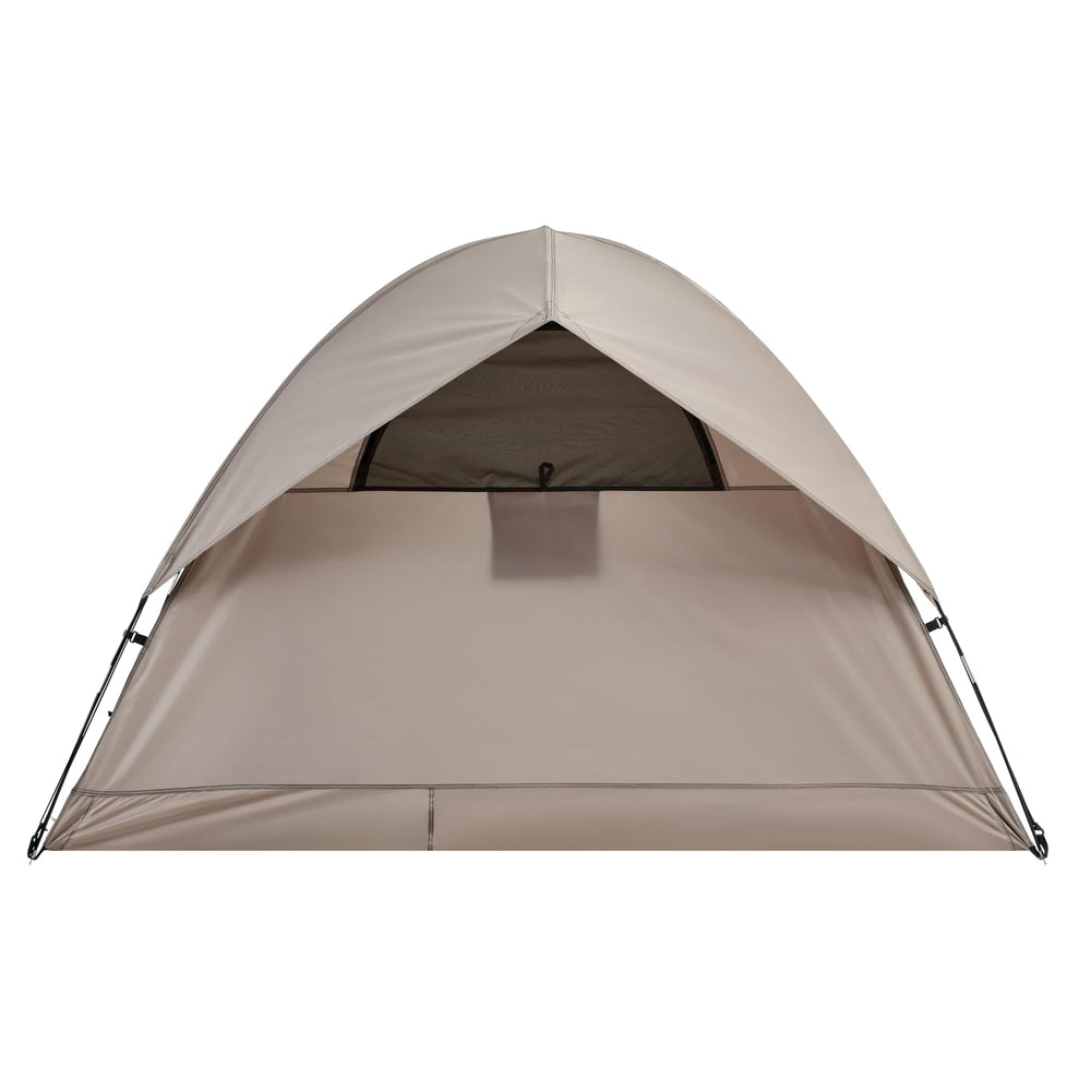 Avocado Green spacious tent waterproof seams help keep you dry during showers.