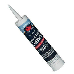AW Perkins gasket cement used with a caulk gun on wood stove doors.
