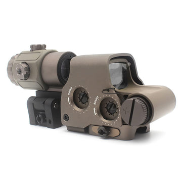 AWETHE 558 holographic sight with red and green dots for fast target acquisition.
