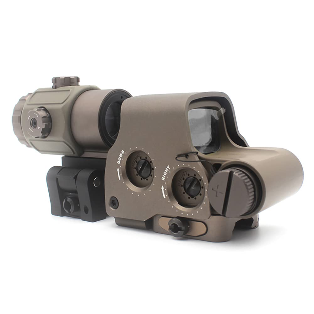 AWETHE 558 holographic sight with red and green dots for fast target acquisition.