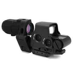 AWETHE 558 red-green dot sight with adjustable brightness for fast targeting in varying light
