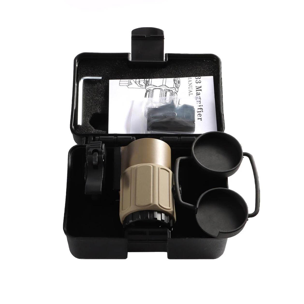 AWETHE magnifier side quick detach mount enables rapid reconfiguration for changing targets