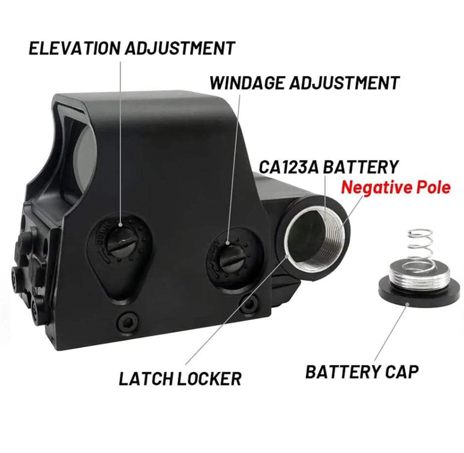 AWETHE 553 demonstrates compatibility with 3x magnifier for longer-range clarity.