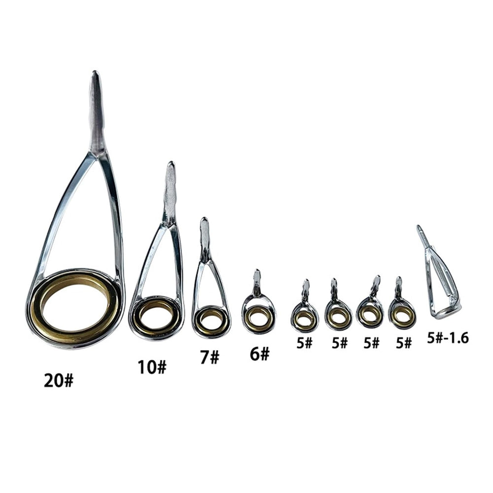 AWHZngE rod eyelets replacement pack compatible with many rod types for easy maintenance.