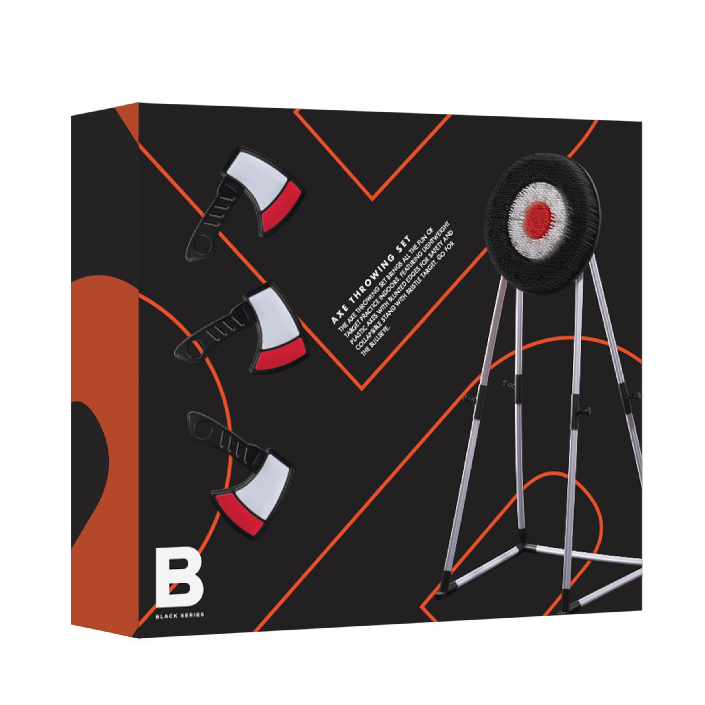 Axe throwing gift-set suitable for birthdays and holidays