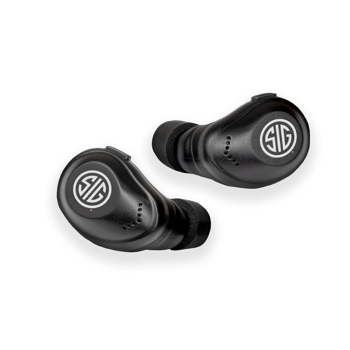 AXIL x SIG SAUER XCOR PRO Ear Buds case charging for extended use